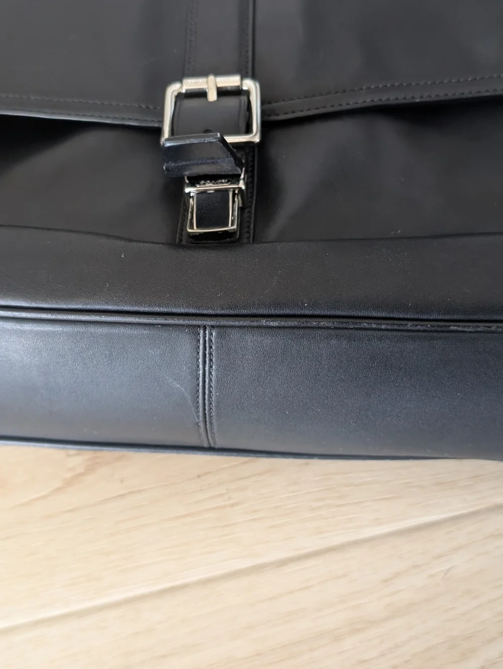Coach Black Leather Men’s Briefcase Bag